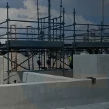 Civil construction building site