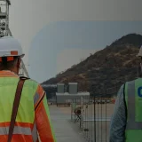 geotechnical engineers on construction site